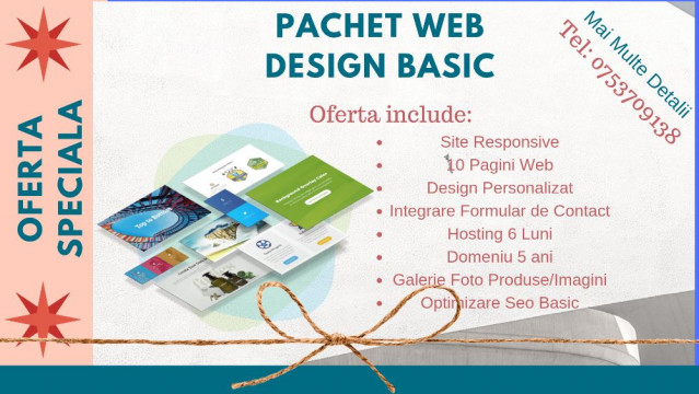 Web Design - Creare Website de Prezentare - Realizare site web
